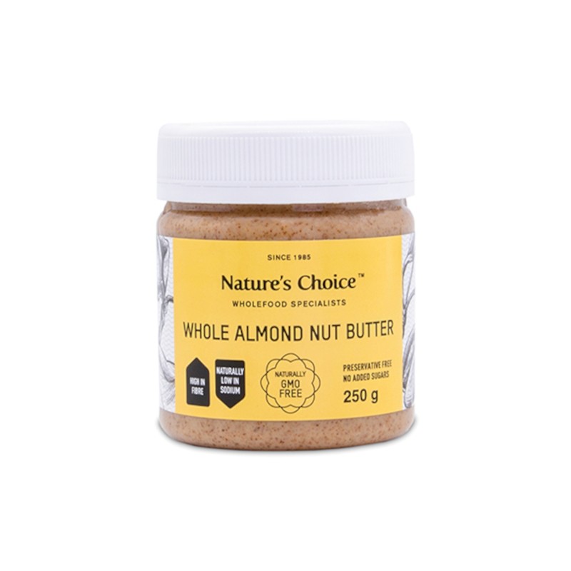 Nature's Choice Whole Almond Nut Butter 250g