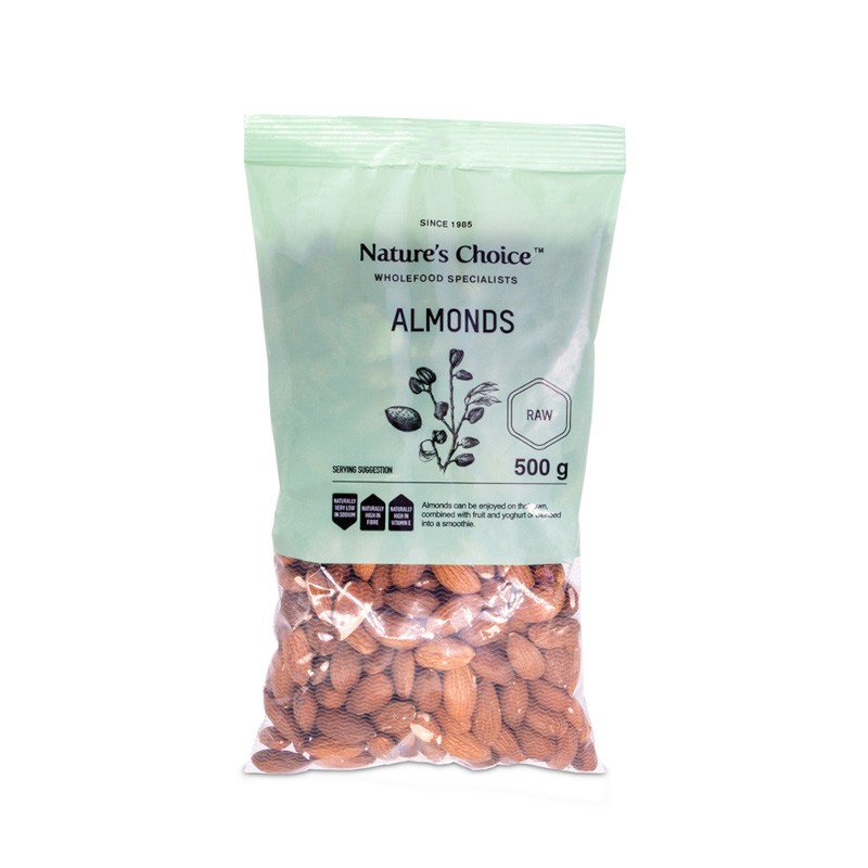 Nature's Choice Almonds 500g