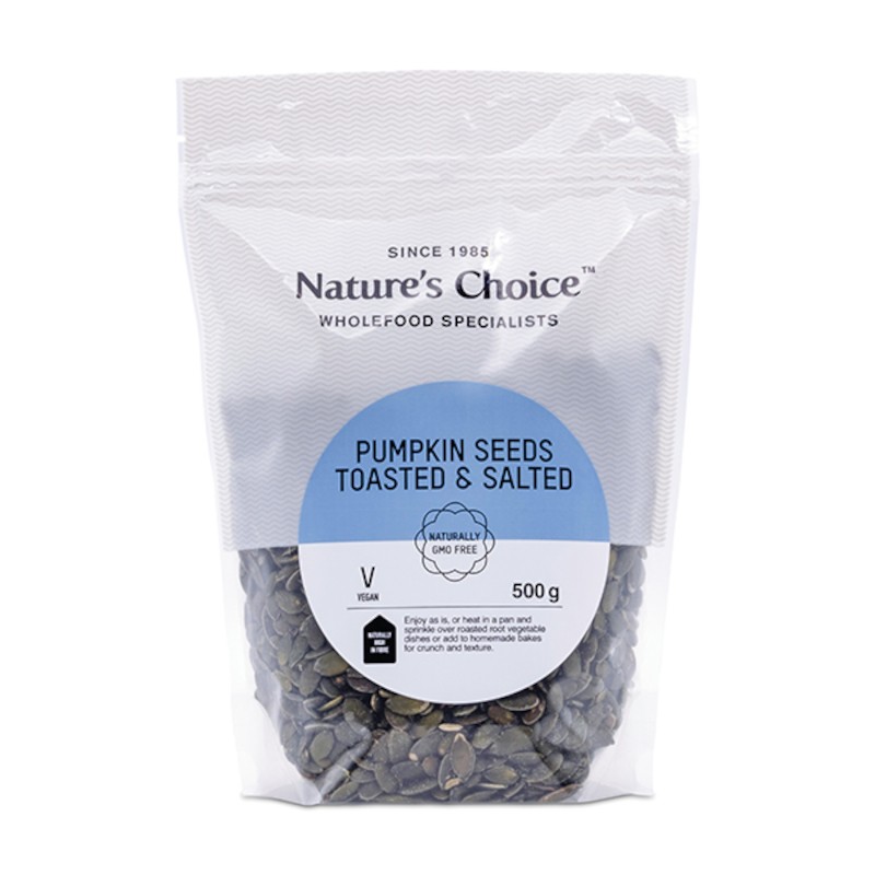 Nature's Choice Pumpkin Seeds Toasted and Salted 500g